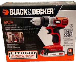 BLACK+DECKER 20V MAX Cordless Drill with LED Light