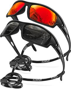 AWGSEE UV Protection Wrap-Around Sports Sunglasses