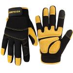 JUMPHIGH Men's Utility Mechanic Work Gloves