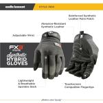 Wells Lamont FX3 Touchscreen Work Gloves - XX-Large