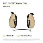 3M PELTOR Optime 95 Behind-the-Head Earmuffs