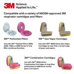 3M Quick Latch Half Facepiece Respirator 6502QL