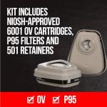 3M Advanced Comfort Reusable Respirator with Filters