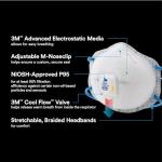 3M P95 Respirator 8577, 2 Pack, Odor Control