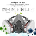 WAKYFLX Half Face Respirator for Dust and Chemicals