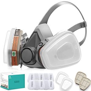Reusable Half Face Respirator Gas Mask with Filters