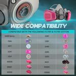 Half Face Respirator Mask with Filters for Safety