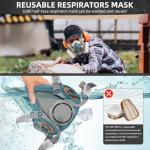 Half Face Respirator Mask with 6001 Filters