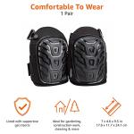 Amazon Basics Pro Gel Cushion Knee Pads - Black