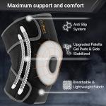 Elite Knee Brace with Stabilizers & Gel Pads