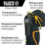 Klein Tools Knee Pad Compression Sleeve, Black, S/M