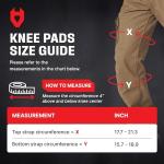 NoCry Heavy Duty Knee Pads with Ankle Support
