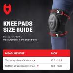 NoCry Waterproof Gel Knee Pads for Gardening
