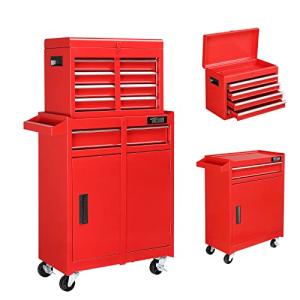 TUFFIOM 5-Drawer Rolling Tool Chest & Organizer