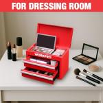 WORKPRO Metal Mini Tool Box with Drawers