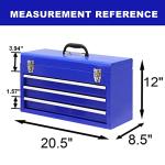 Big Red 20" Metal Tool Box with Drawers