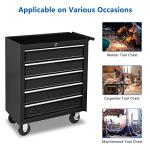 TUFFIOM 5-Drawer Rolling Tool Chest with Lock