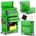 8-Drawer Rolling Tool Chest with Locking Mechanism