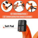 Mr. Pen Quick Grip Bar Clamps, 6", 2 Pack