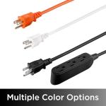 UltraPro 15 Ft Power Strip with 3 Outlets