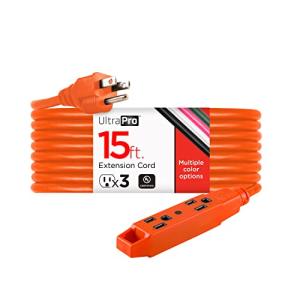 UltraPro 15 Ft Heavy Duty Outdoor Extension Cord