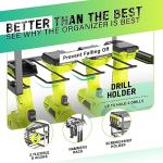 SUNALLY Heavy Duty Tool Organizer with Drill Holders