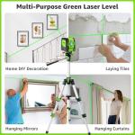 Huepar 100Ft Self-Leveling Green Laser Level