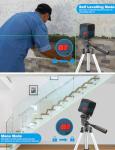 RockSeed Cross Line Laser Level with Tripod