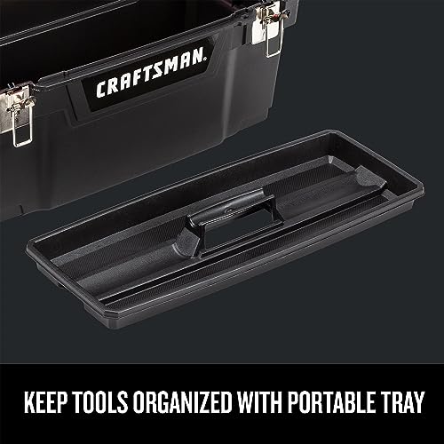 CRAFTSMAN 20-Inch Lockable Tool Box with Tray