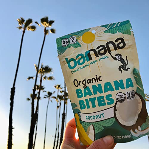 Organic Coconut Banana Bites - Healthy Snack 6-Pack