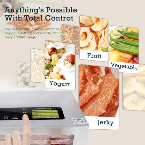 1000W Commercial Food Dehydrator with 12 Trays