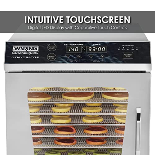 Waring Commercial 10 Tray Digital Food Dehydrator