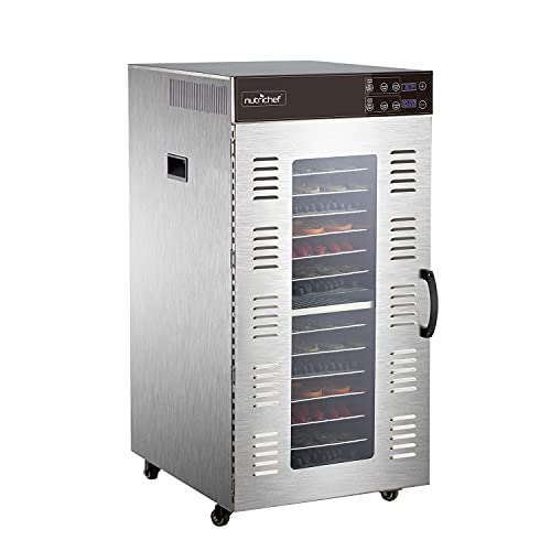 2000W NutriChef Electric Food Dehydrator - Multi-Tier Dryer