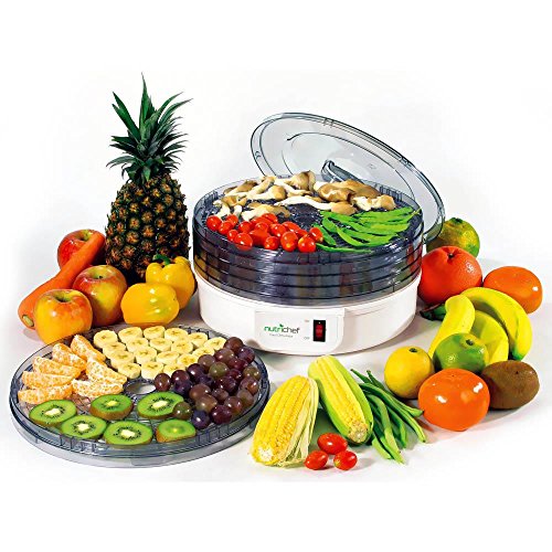 NutriChef Electric Food Dehydrator - Multi-Tier High-Heat Circulation