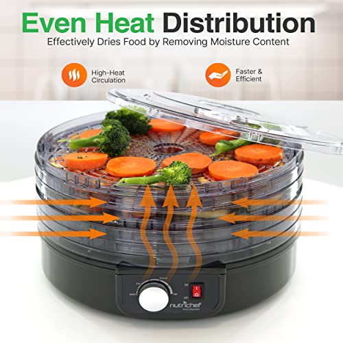 NutriChef Electric Food Dehydrator - Multi-Tier Preserver