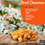 Dried Cinnamon Apple Bites - 1 LB Delicious Snack
