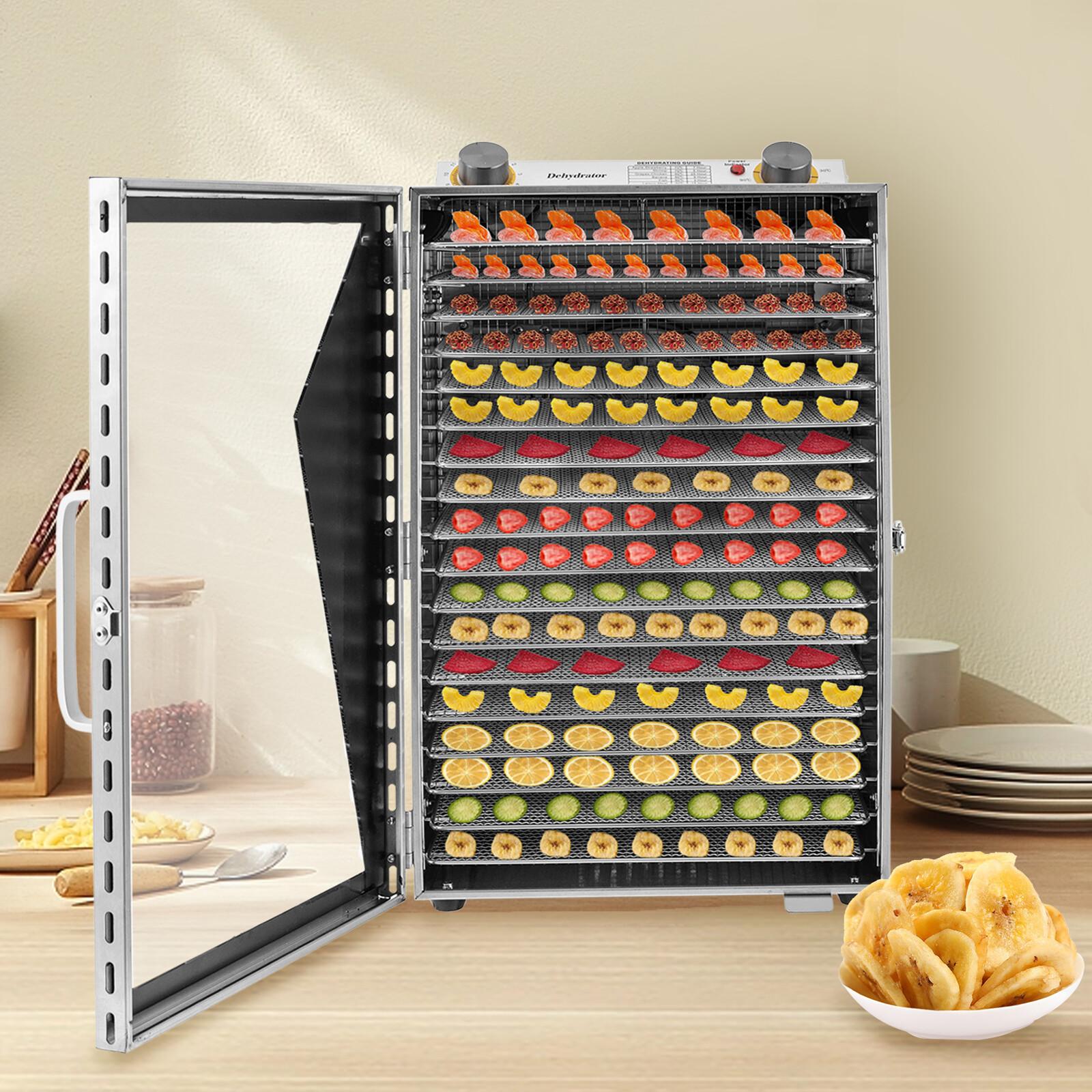 Large 18-Tray Commercial Food Dehydrator Machine