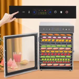 12-Tray Stainless Steel Food Dehydrator, 650W