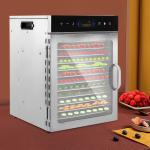 650W Stainless Steel 12 Tray Food Dehydrator