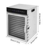 650W Stainless Steel 12 Tray Food Dehydrator