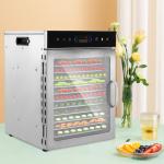 650W Stainless Steel 12 Tray Food Dehydrator