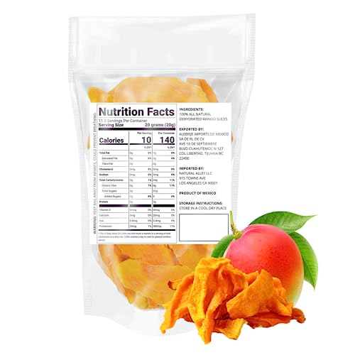 Dehydrated Organic Mango Slices - 1 lb