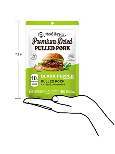 Dried Pulled Pork Variety Pack - High Protein Snack