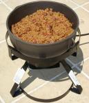 1740A Black Cast Iron Jambalaya Pot