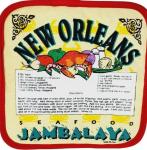 New Orleans Seafood Jambalaya Quilted Pot Holder