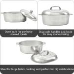 IMUSA 13-Inch Cajun Cast Aluminum Jambalaya Pot