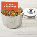 IMUSA Heavy Duty 14 Quart Aluminum Jambalaya Pot