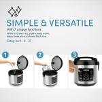 20-Cup Electric Jambalaya Pot with Stainless Steel