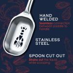 36" Stainless Steel Jambalaya Pot with Stirring Spoon