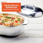 IMUSA 13-Inch Cajun Cast Aluminum Jambalaya Pot
